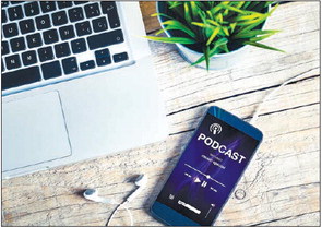 Podcasts let you align content to your interests