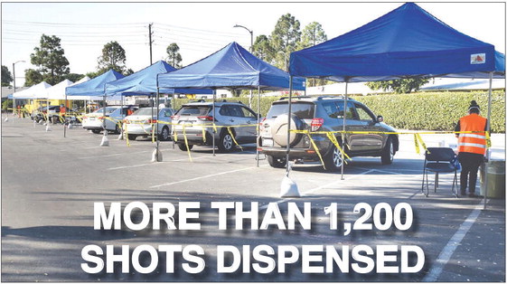 MORE THAN 1,200  SHOTS DISPENSED