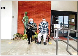 Bernie makes a new friend at LW