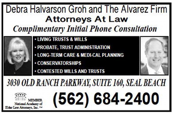 Debra Halvarson Groh and The Alvarez FirmComplimentary Initial Phone Consultation3030 OLD RANCH PARKWAY, SUITE 160, SEAL BEACH