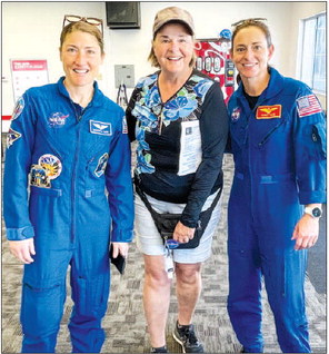 Resident is ‘over the moon’ meeting astronauts