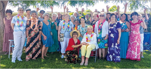 Hula performers share aloha spirit with Thelma Kieffer