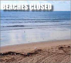 Sewage spill closed beaches from PV to  Huntington Beach