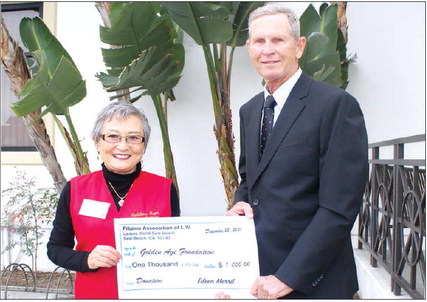 FALW makes annual donation to the GAF FALW makes annual donation to the GAF