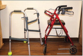 Front wheel walker or rollator? Front wheel walker or rollator?