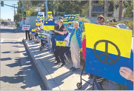 Senior Peace Club stands with Ukraine