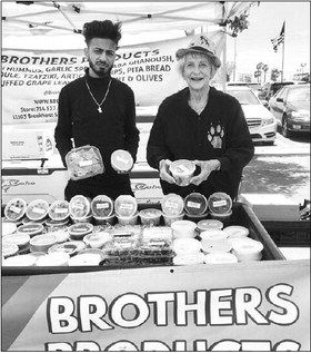 Pick up authentic Mediterranean food at the SB Farmers Market