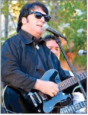 Golf cart parade, Roy Oribison Tribute, classic cars featured