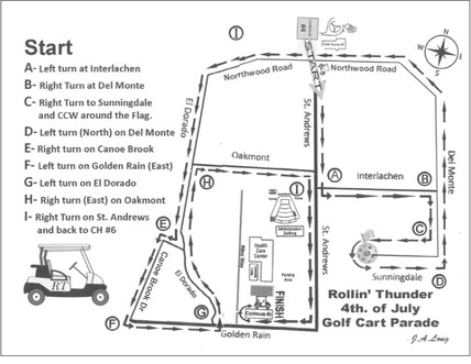 Rollin’ Thunder Golf Cart Parade salutes the Fourth