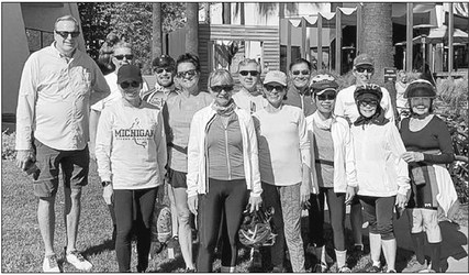 LW Bike Club stopped for ….