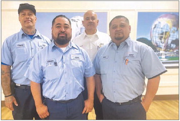 Service Maintenance employees honored for saving a life