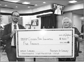 Friends of the Library donates $5K to support the LW Library