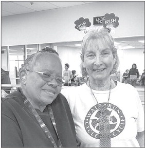 Mary Narcisse (l-r) and Mary ….