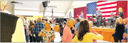 People put on their dancing ….