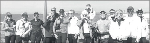 The LW Bike Group watched ….