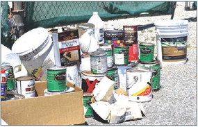 Hazardous materials illegally dumped at 1.8-acre site