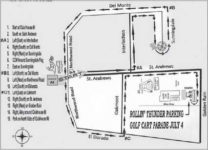 Celebrate July 4 with a festive golf cart parade