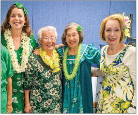 Dancers practice ‘Green Rose Hula’
