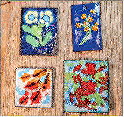 Copper enameling class: April 2