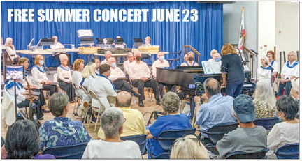 FREE SUMMER CONCERT JUNE 23 ….
