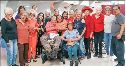 Singers perform in Clubhouse 1 every Wednesday