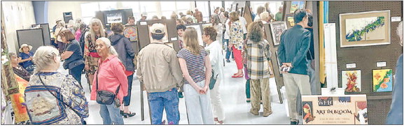 Hundreds attend Art League’s ‘Art in Bloom’ exhibition