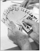 Pinochle Club plays three days a week in CH 1