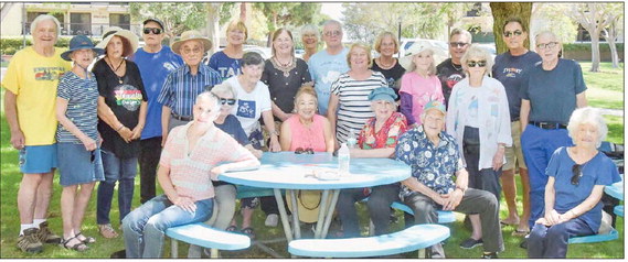 Jet-setters gathered near CH 1 for Traveling Tigers Club’s annual picnic