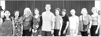 Joyful Line Dance: dancers of all levels are welcome