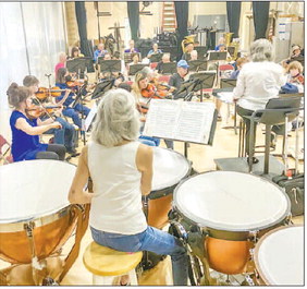 LW ORCHESTRA 
	Tympanist Helen Uno ….