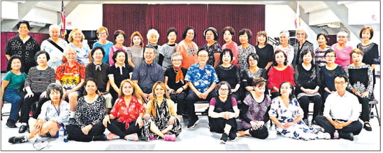 Joyful members enjoyed club-sponsored lunch and dancing Oct. 9