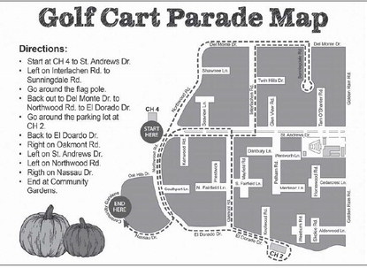Harvest Festival’s spooky golf cart parade begins at 9 a.m.