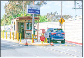 Inbound lane at North Gate to be closed Jan. 10-13