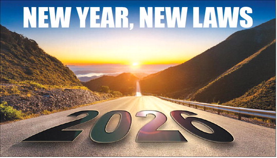 NEW YEAR, NEW LAWS