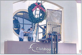 Service Maintenance holiday decor installation brings GRF big savings Service Maintenance holiday decor installation brings GRF big savings