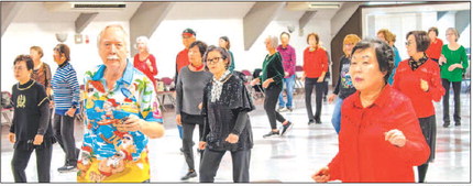 Joyful Line Dance sees high attendance at Dec. 4 party
