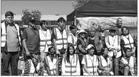 Teens and seniors collect over 850 pounds of batteries