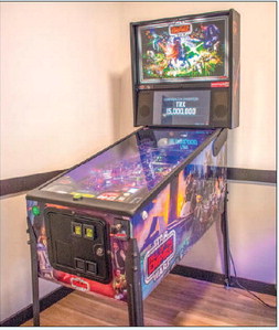 Star Wars pinball machine installed