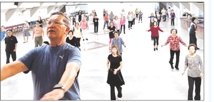 Instructor leads two-hour class with help of volunteers