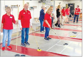 Shuffl eboard Club spring season has begun