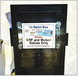 Ballot box open for GRF/Mutuals Ballot box open for GRF/Mutuals