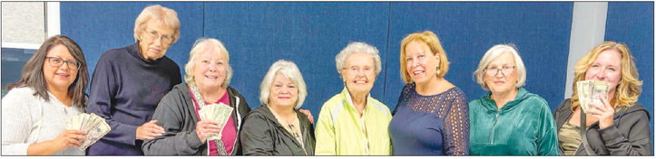 Monday Night Bunco Club meets second and fourth Mondays in Clubhouse 3, Rm 1