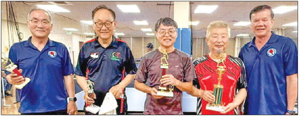 Table Tennis Club April tournament is a success