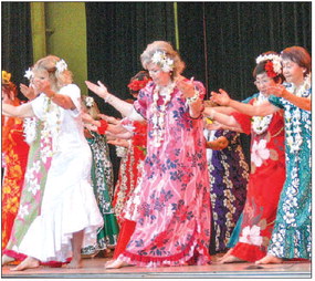 Dancers are practicing for special event Dancers are practicing for special event