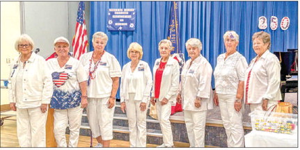 Auxiliary welcomes and installs new of. cers Auxiliary welcomes and installs new of. cers