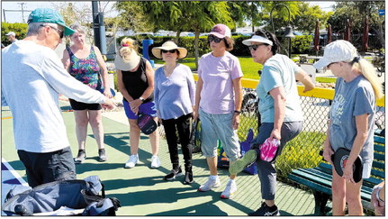 Learn to play pickleball safely Wednesday mornings