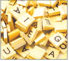 Scrabble Club plays Wednesdays in CH 3, Room 5