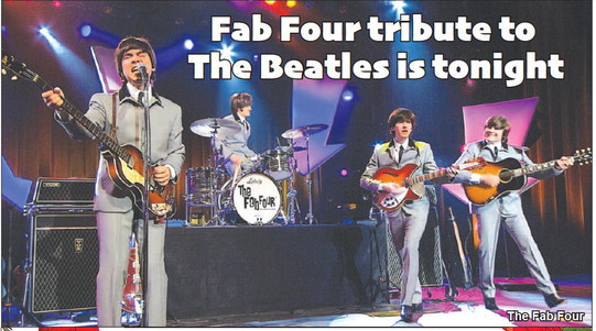 Fab Four tribute to The Beatles is tonight Fab Four tribute to The Beatles is tonight